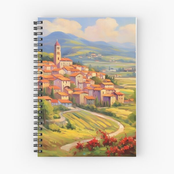 Item preview, Cityscape Serenity: A Glimpse into Valley Haven designed and sold by Halexit.