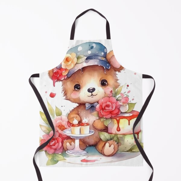 Item preview, Bear Animal Clipart, Animal Birthday, Festive Fauna Art, Party Beast, Balloon Dog, Gift Cat, Cake Bird, Confetti Watercolor designed and sold by CoolorPainting.
