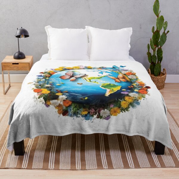 Item preview, Blue Earth Planet Blooming designed and sold by AdrianGrosu.