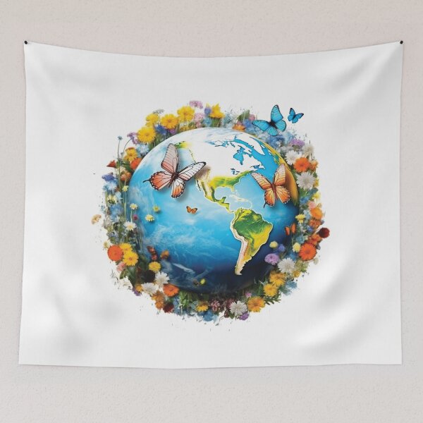 Item preview, Blue Earth Planet Blooming designed and sold by AdrianGrosu.