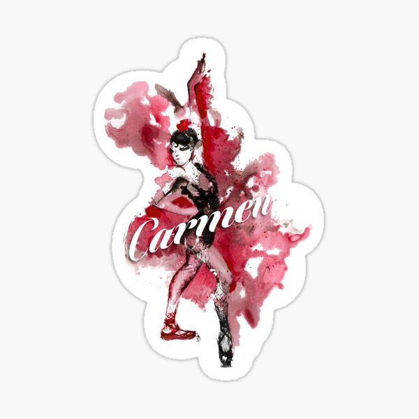 Carmen Ballet Sticker