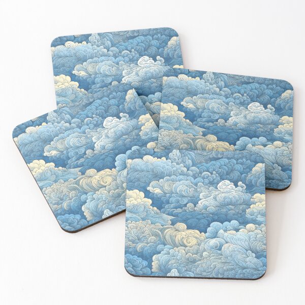 Item preview, Whimsical Cloudscape Art Print designed and sold by GiveMeMood.