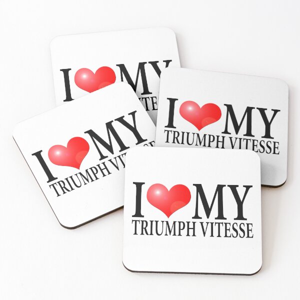 Aperçu de l'œuvre I LOVE MY TRIUMPH VITESSE créée et vendue par OldClassicCar.
