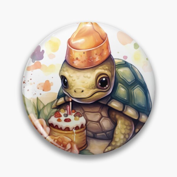 Item preview, Turtle Animal Clipart, Animal Birthday, Festive Fauna Art, Party Beast, Balloon Dog, Gift Cat, Cake Bird, Confetti Watercolor designed and sold by CoolorPainting.