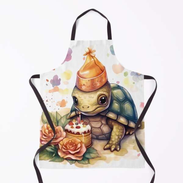Item preview, Turtle Animal Clipart, Animal Birthday, Festive Fauna Art, Party Beast, Balloon Dog, Gift Cat, Cake Bird, Confetti Watercolor designed and sold by CoolorPainting.