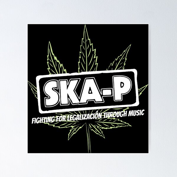 Item preview, Ska-P Fighting for Legalizacion Through Music Variant 2 designed and sold by UpNorthArts.