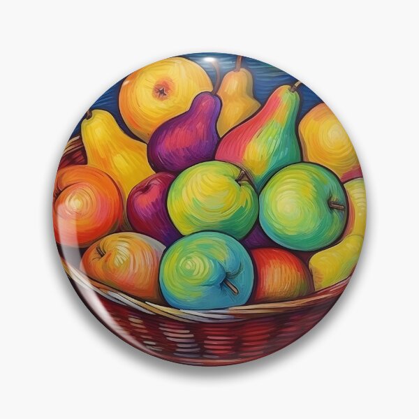 Artikelvorschau, Lebendige Ernte: Ein von Van Gogh inspirierter Obstkorb entworfen und verkauft von Halexit.