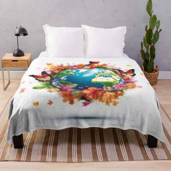 Item preview, Blue Earth Planet Blooming designed and sold by AdrianGrosu.