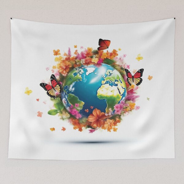 Item preview, Blue Earth Planet Blooming designed and sold by AdrianGrosu.