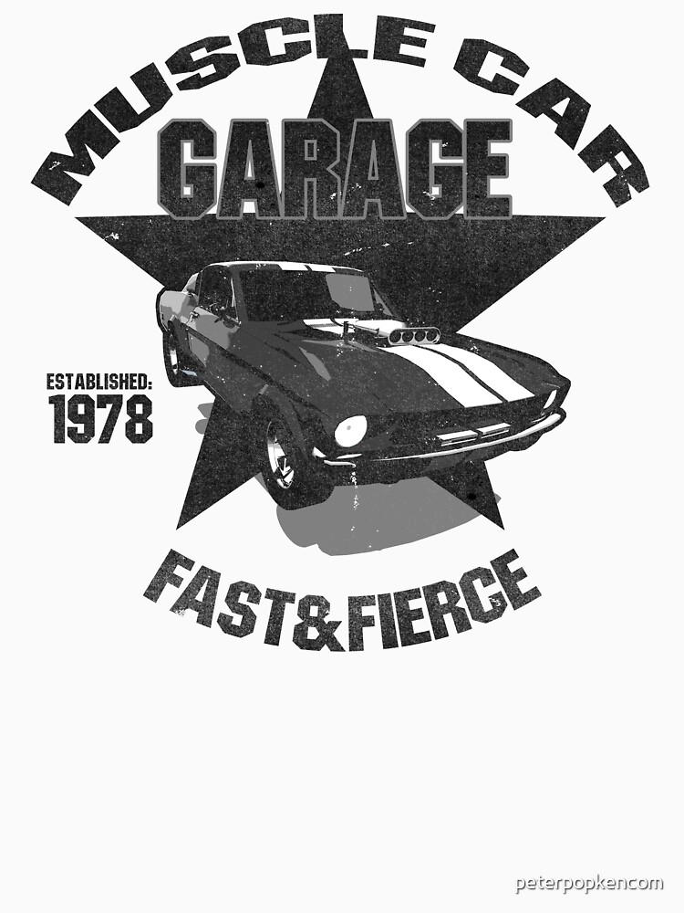Thumbnail 7 of 7, Classic T-Shirt, Muscle Car designed and sold by peterpopkencom.
