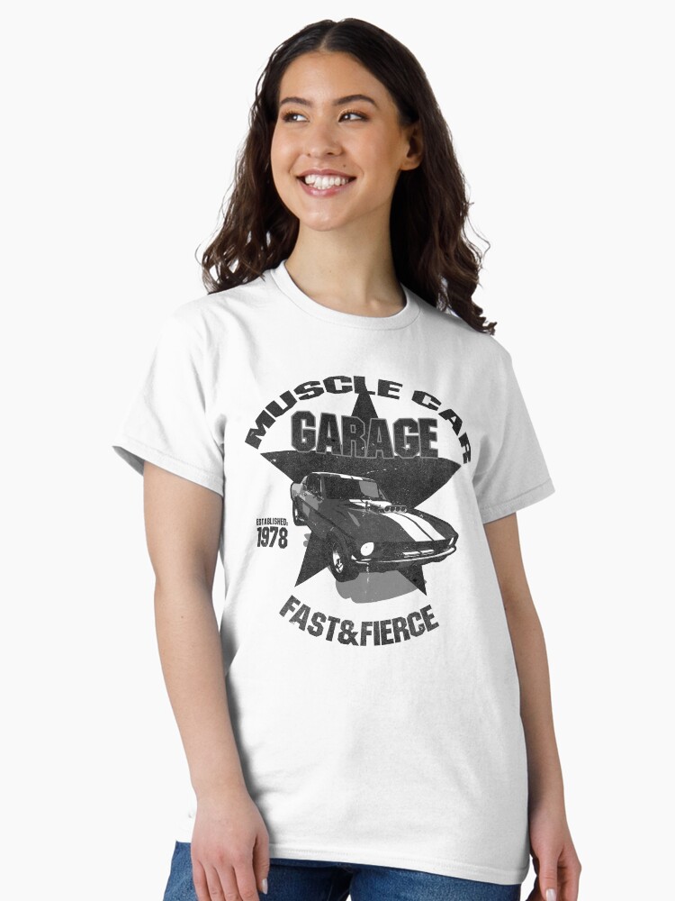 Thumbnail 2 of 7, Classic T-Shirt, Muscle Car designed and sold by peterpopkencom.