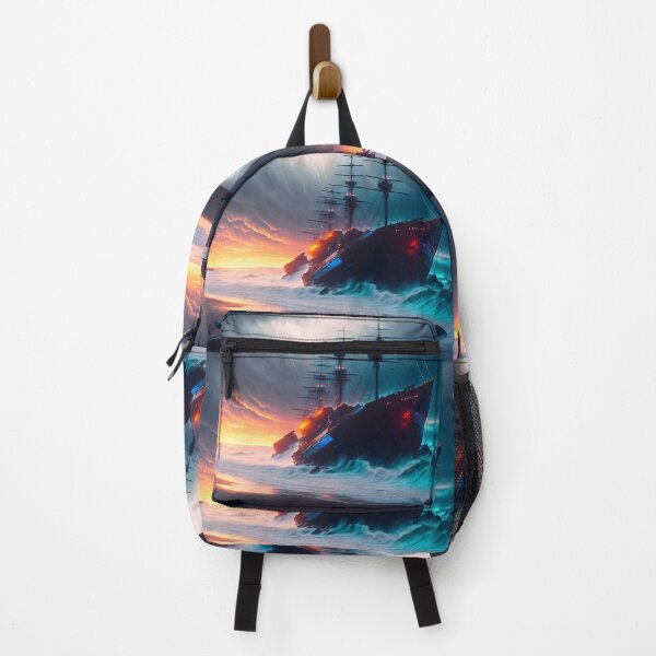 Item preview, A ship in a stormy sea designed and sold by M-Y-A-R-T-.