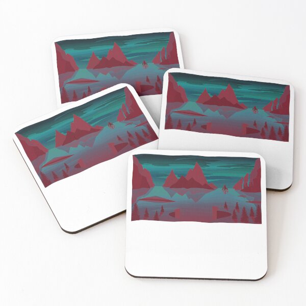 Item preview, Red Landscape designed and sold by SaturnSix.