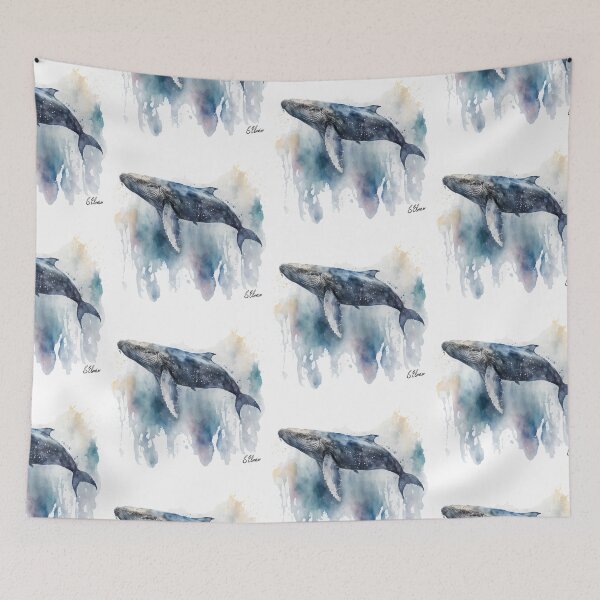 Item preview, humpback whale designed and sold by Sascha Ebmeier.