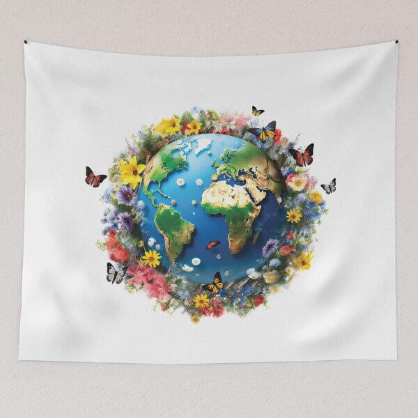 Item preview, Blue Earth Planet Blooming designed and sold by AdrianGrosu.