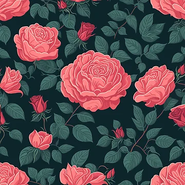 Artwork thumbnail, Beautiful Pink Roses by SeamlesslyP