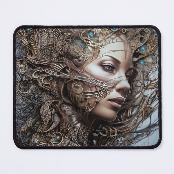 Item preview, the princess of the observers-bold styles-dreamy mood-madness-abstract-detailed-epic-painterly designed and sold by Hermossa-Art.