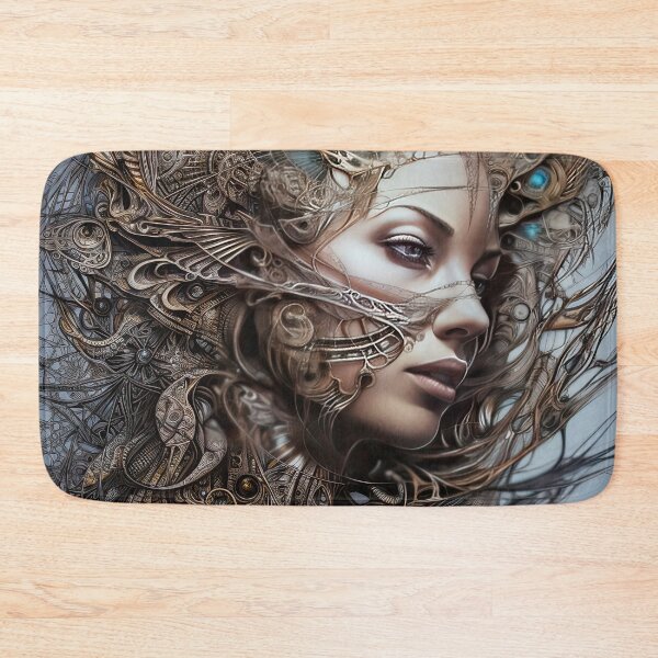 Item preview, the princess of the observers-bold styles-dreamy mood-madness-abstract-detailed-epic-painterly designed and sold by Hermossa-Art.
