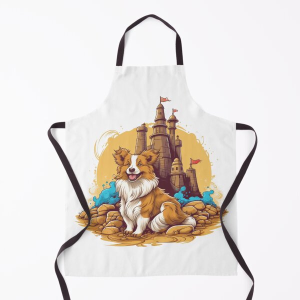 Item preview, Canine Castles - Shetland Sheepdog designed and sold by HitsTheWaves.