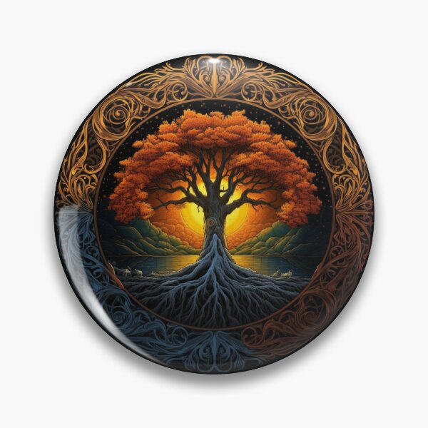 Artikelvorschau, Eternal Myth | Black | Autumn Yggdrasil Tree entworfen und verkauft von FantasySoul.