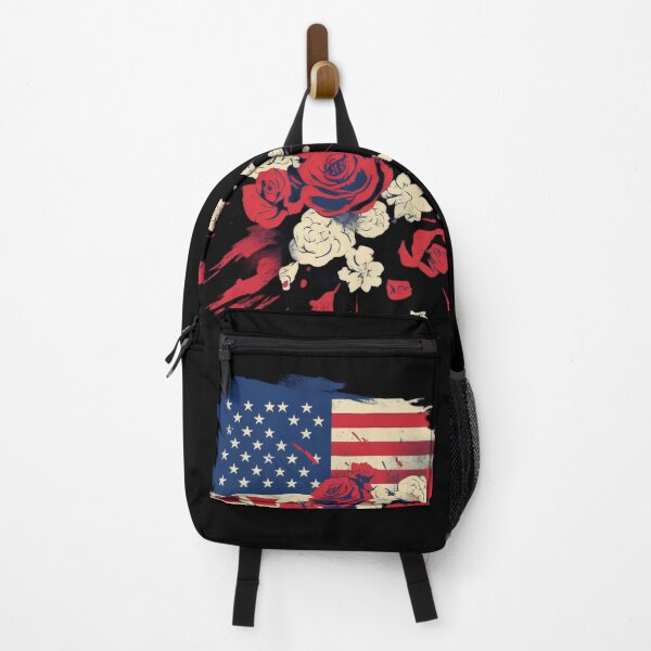 Item preview, Independence Day Fourth of July United States Declaration of Independence Patriotic USA flag symbols icons hanabi roses  designed and sold by emaga.