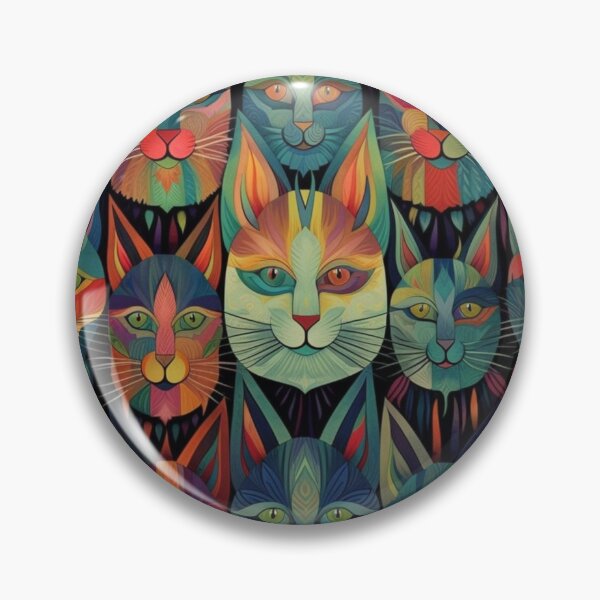 Item preview, Cat Patterns: Mysterious Blue Spirit designed and sold by Cat-n-Christ.