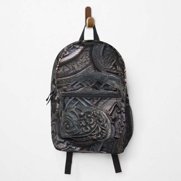 Item preview,  "Ancient Mayan Enigma" - Intricate Bronze and Wood Carving of Mayan-Inspired Designs designed and sold by stateofhuman.