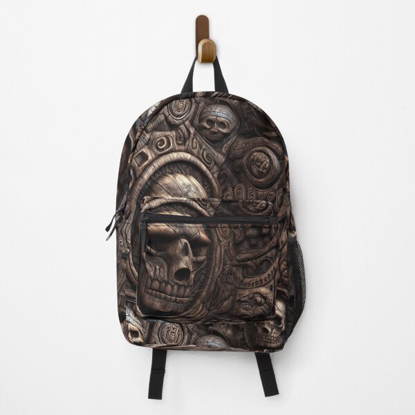 Item preview, "Alien Enigma" - Strikingly Detailed Wood Carvings of Alien Skulls and Ancient Symbols designed and sold by stateofhuman.