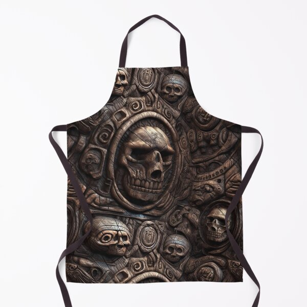 Item preview, "Alien Enigma" - Strikingly Detailed Wood Carvings of Alien Skulls and Ancient Symbols designed and sold by stateofhuman.