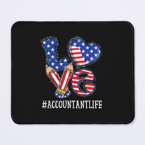 Item preview, Accountant Love USA Flag Fireworks Funny 4th of July designed and sold by JawaharSha.