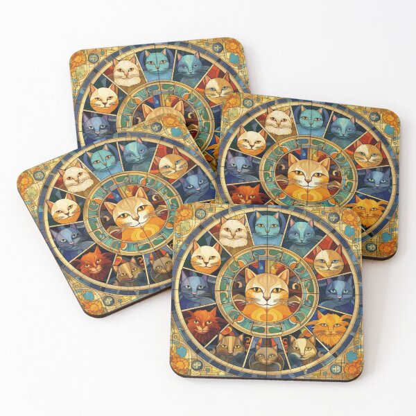 Item preview, Cat Patterns: Phases Stained Glass  designed and sold by Cat-n-Christ.