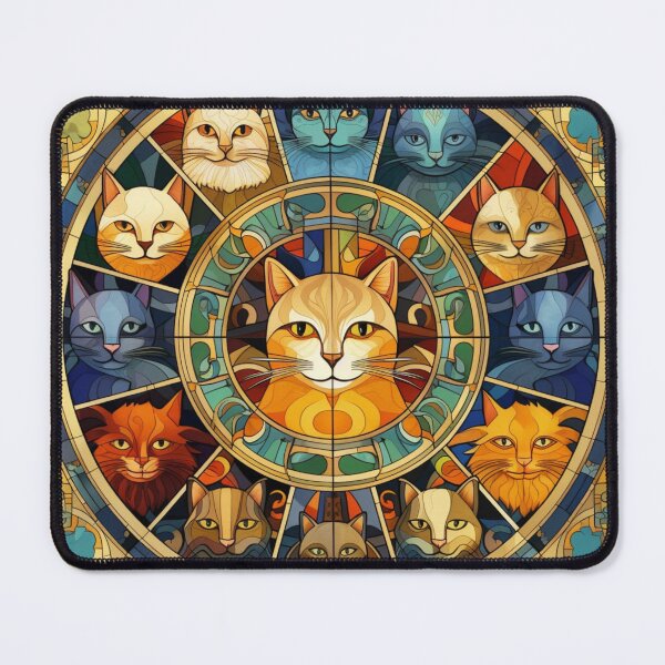 Item preview, Cat Patterns: Phases Stained Glass  designed and sold by Cat-n-Christ.