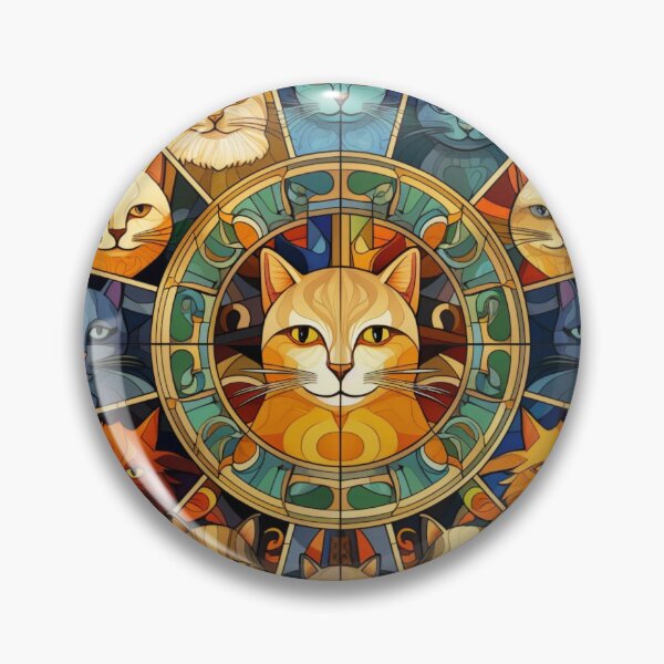 Item preview, Cat Patterns: Phases Stained Glass  designed and sold by Cat-n-Christ.