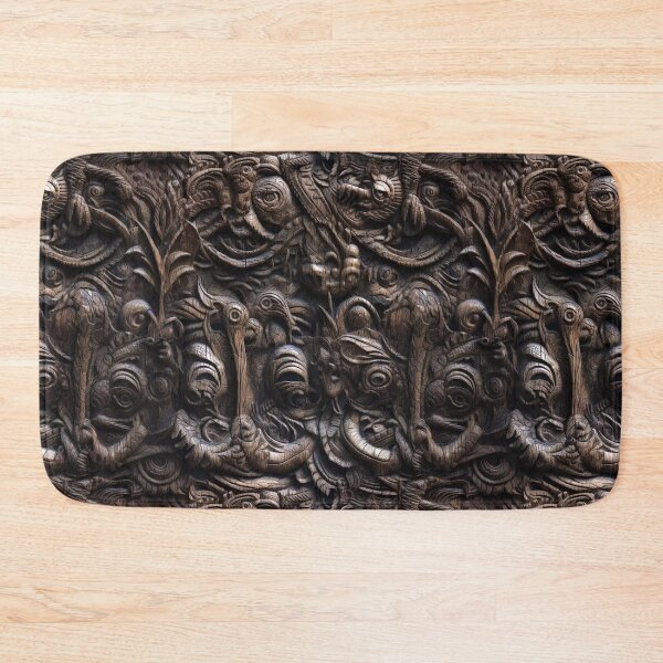 Item preview, "Dark Bestiary" - Intricate Wood Carving of Dark Fantasy Creatures in Vivid Detail designed and sold by stateofhuman.