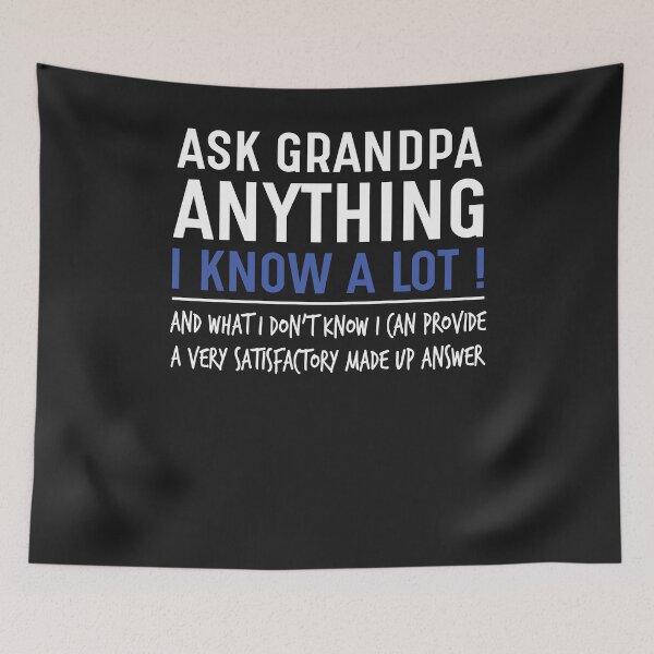 Item preview, Ask Grandpa Anything T-Shirt Funny Gift for Father's Day Tee designed and sold by JameJoyDesigner.