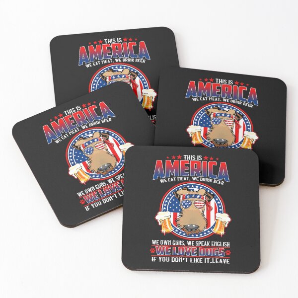 Item preview, Airedale Terrier Dog This America We Love Dogs 4th Of July designed and sold by JawaharSha.