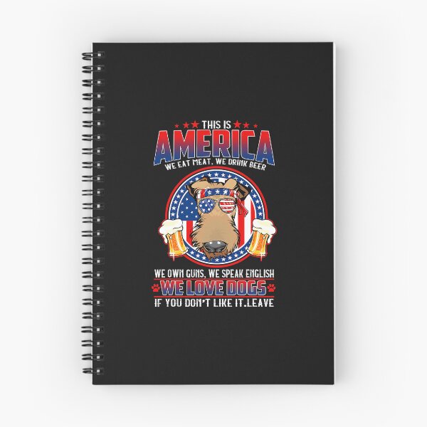 Item preview, Airedale Terrier Dog This America We Love Dogs 4th Of July designed and sold by JawaharSha.