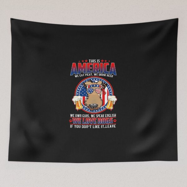 Item preview, Airedale Terrier Dog This America We Love Dogs 4th Of July designed and sold by JawaharSha.