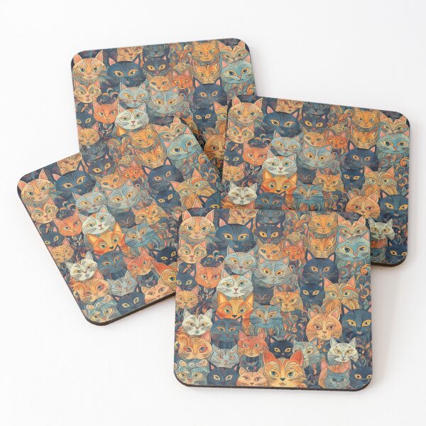 Item preview, Cat Patterns: Cloud Droplets designed and sold by Cat-n-Christ.