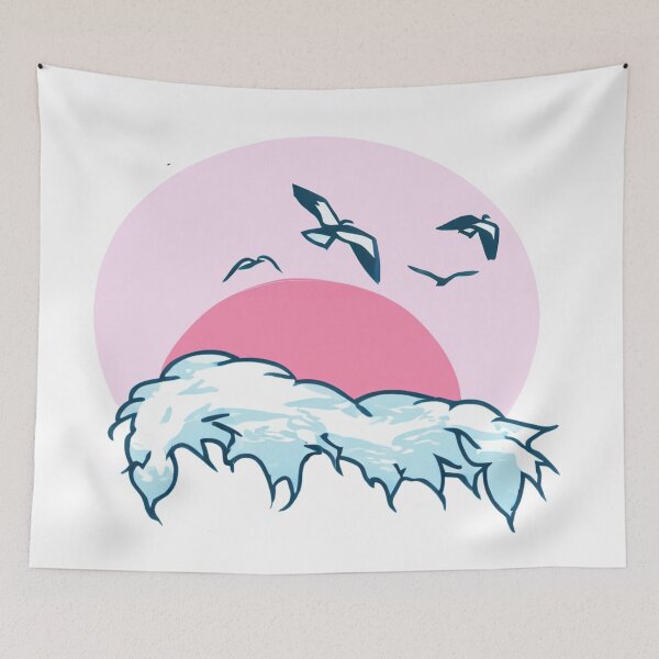 Item preview, Anime Vacation - Seagulls designed and sold by SaturnSix.