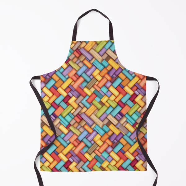 Item preview, Woven Patterns: Colorful Print Art with Textured Shading designed and sold by GiveMeMood.