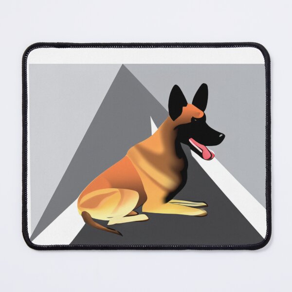 Item preview, German Shepherd - Abstract Geometric designed and sold by SaturnSix.