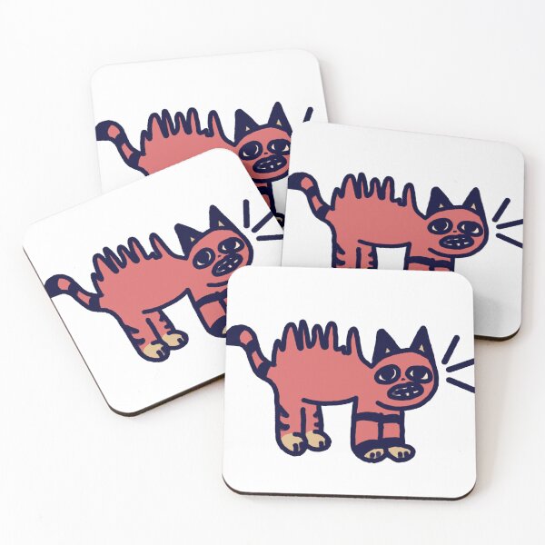 Item preview, Spooked Cat Doodle designed and sold by JuniFitz.