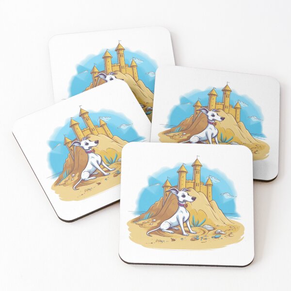 Item preview, Canine Castles - Whippet  designed and sold by HitsTheWaves.