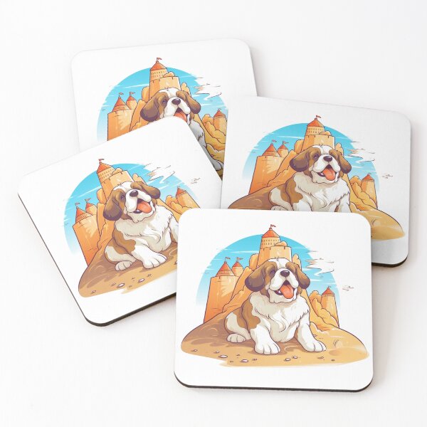 Item preview, Canine Castles - Saint Bernard designed and sold by HitsTheWaves.