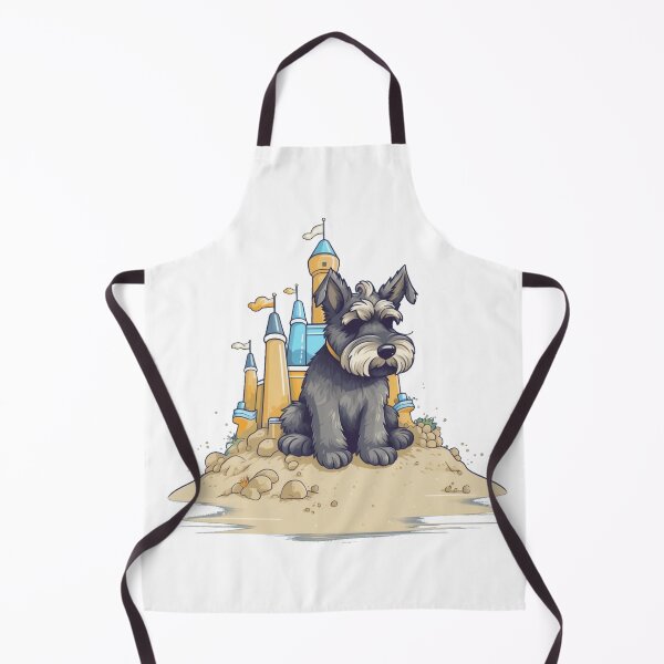 Item preview, Canine Castles - Miniature Schnauzer designed and sold by HitsTheWaves.