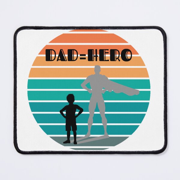 Item preview, Dad equals Hero designed and sold by Hadesiaq.