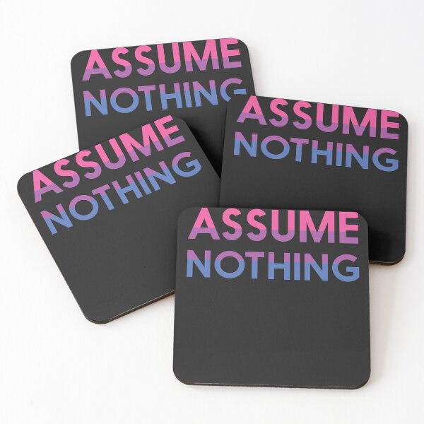 Item preview, Assume Nothing - Gay Lesbian LGBT Pride T-Shirt designed and sold by JameJoyDesigner.