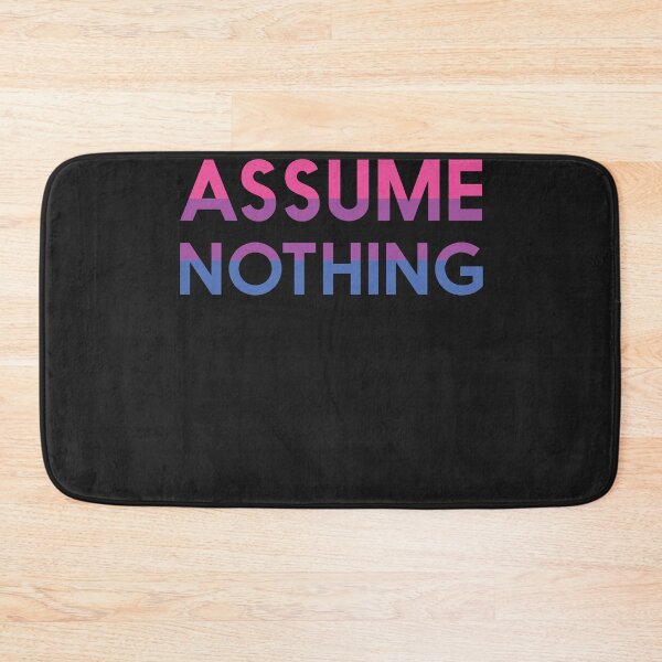 Item preview, Assume Nothing - Gay Lesbian LGBT Pride T-Shirt designed and sold by JameJoyDesigner.