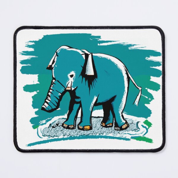 Item preview, Green Elephant - Painted designed and sold by SaturnSix.